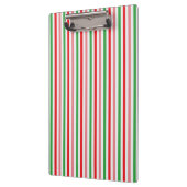 Watermelon Summer Stripes Digitales Papier Klemmbrett (Links)