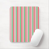 Watermelon Summer Stripes Digitales Papier Mousepad (Mit Mouse)