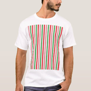 Watermelon Summer Stripes Digitales Papier T-Shirt