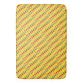 Watermelon Summer Stripes Pattern-56204 Badematte (Vorderseite Vertikal)