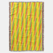 Watermelon Summer Stripes Pattern-56204 Decke (Vorderseite Vertikal)
