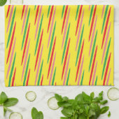 Watermelon Summer Stripes Pattern-56204 Geschirrtuch (Gefaltet)