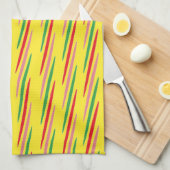 Watermelon Summer Stripes Pattern-56204 Geschirrtuch (Viertel Falte)