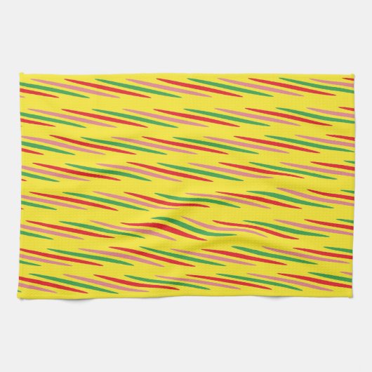 Watermelon Summer Stripes Pattern-56204 Geschirrtuch (Horizontal)