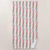 Watermelon Summer Stripes Pattern-56204 Strandtuch (Vorderseite)
