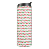 Watermelon Summer Stripes Pattern-56204 Thermosbecher (Nach links gedreht)