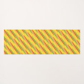 Watermelon Summer Stripes Pattern-56204 Yogamatte (Rückseite (Horizontal))