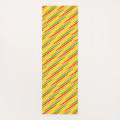 Watermelon Summer Stripes Pattern-56204 Yogamatte (Rückseite)
