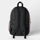 Watermelon Summer Stripes Pattern-56206 Bedruckter Rucksack (Rückseite)