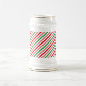 Watermelon Summer Stripes Pattern-56206 Bierglas (Mittel)