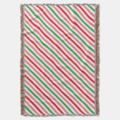 Watermelon Summer Stripes Pattern-56206 Decke (Vorderseite Vertikal)