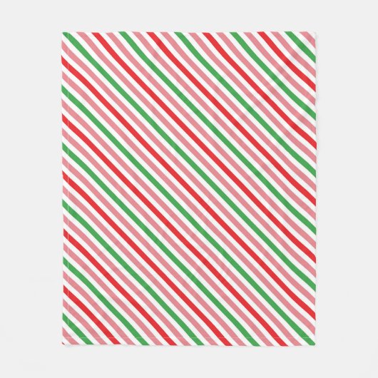 Watermelon Summer Stripes Pattern-56206 Fleecedecke (Vorderseite)