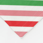 Watermelon Summer Stripes Pattern-56206 Fleecedecke (Ecke)