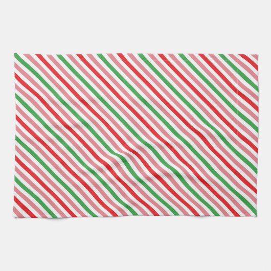 Watermelon Summer Stripes Pattern-56206 Geschirrtuch (Horizontal)