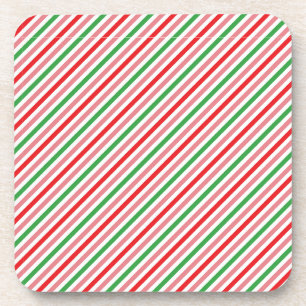 Watermelon Summer Stripes Pattern-56206 Getränkeuntersetzer