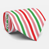 Watermelon Summer Stripes Pattern-56206 Krawatte (Gerollt)