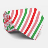 Watermelon Summer Stripes Pattern-56206 Krawatte (Gerollt)