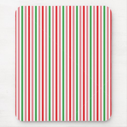 Watermelon Summer Stripes Pattern-56206 Mousepad (Vorne)