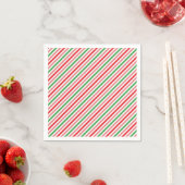 Watermelon Summer Stripes Pattern-56206 Serviette (Beispiel)