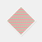 Watermelon Summer Stripes Pattern-56206 Serviette (Ecke)