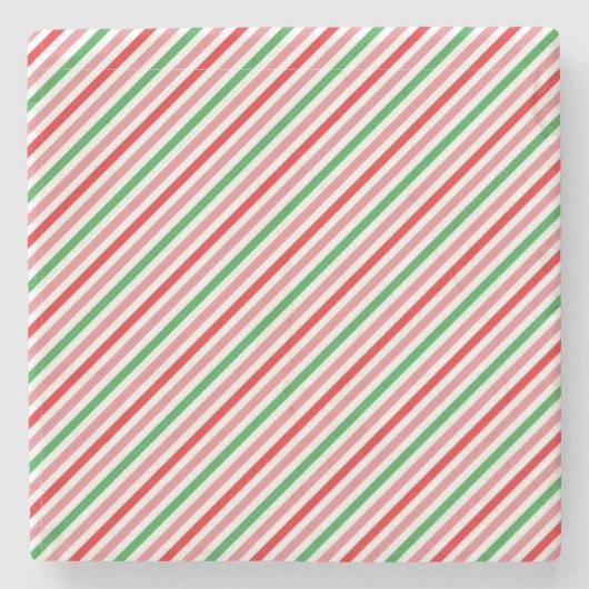Watermelon Summer Stripes Pattern-56206 Steinuntersetzer (Vorderseite)