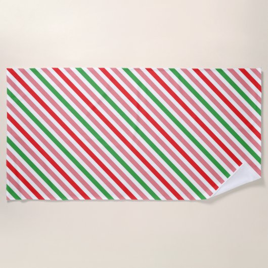 Watermelon Summer Stripes Pattern-56206 Strandtuch (Vorderseite)