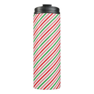 Watermelon Summer Stripes Pattern-56206 Thermosbecher
