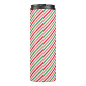 Watermelon Summer Stripes Pattern-56206 Thermosbecher (Rückseite)