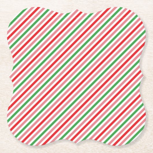 Watermelon Summer Stripes Pattern-56206 Untersetzer (Vorderseite)