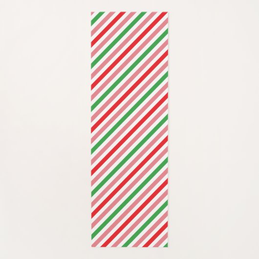 Watermelon Summer Stripes Pattern-56206 Yogamatte (Vorderseite)