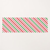 Watermelon Summer Stripes Pattern-56206 Yogamatte (Vorderseite (Horizontal))