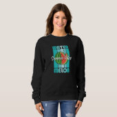 Watermelon Summer Vibes Cool Tropical Melon Cute V Sweatshirt (Vorne ganz)