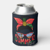 Watermelon Summer Vibes Kann oder Flasche Cooler Dosenkühler (Kanne Vorderseite)
