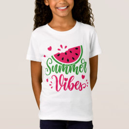 Watermelon Summer Vibes Kid's T - Shirt