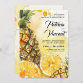 Watermelon Summer Wedding Einladung (Vorne/Hinten)