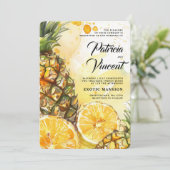 Watermelon Summer Wedding Einladung (Stehend Vorderseite)