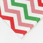 Watermelon Summer Zigzag Streifen Muster-56209 Fleecedecke (Ecke)
