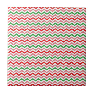 Watermelon Summer Zigzag Streifen Muster-56209 Fliese