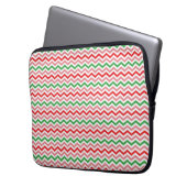 Watermelon Summer Zigzag Streifen Muster-56209 Laptopschutzhülle (Vorderseite Links)