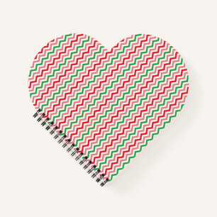 Watermelon Summer Zigzag Streifen Muster-56209 Notizblock