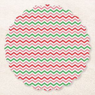 Watermelon Summer Zigzag Streifen Muster-56209 Untersetzer