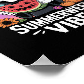 Watermelon Summerween Skeleton Vibes Poster (Ecke)