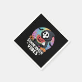 Watermelon Summerween Skeleton Vibes Serviette (Ecke)