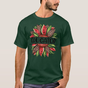Watermelon Sunflower Hallo Sommer Erzieher T-Shirt