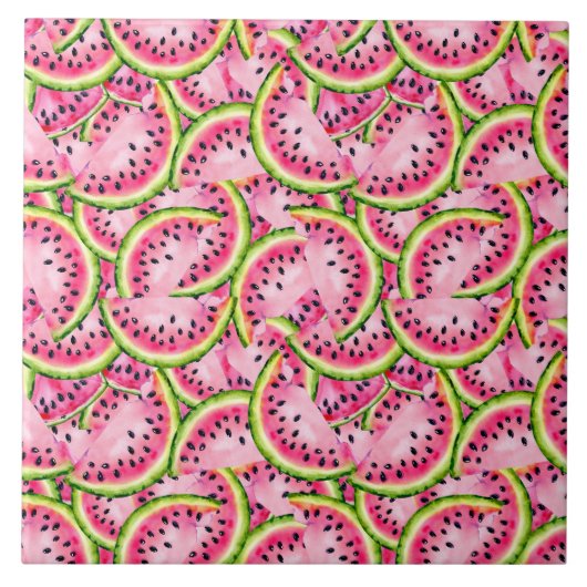 Watermelon Surprise Tile Fliese (Vorderseite)