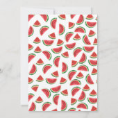 Watermelon Sweet Celebration Birthday Einladung (Rückseite)