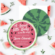 Watermelon Sweet Little Baby Summer Baby Dusche