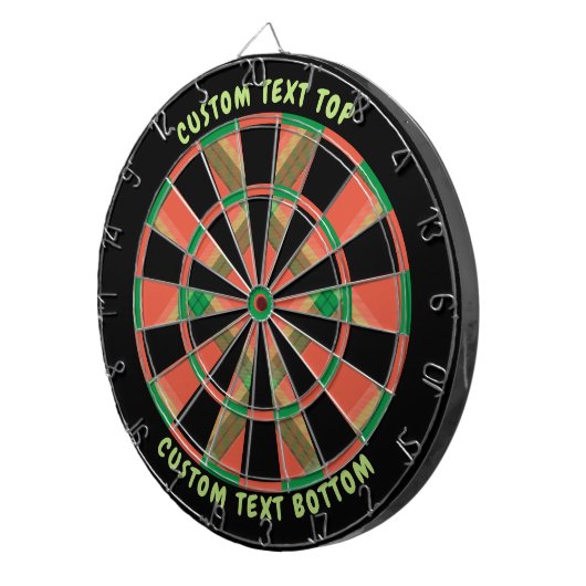 Watermelon Tartan Dart Board Dartscheibe (Vorderseite rechts)