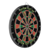 Watermelon Tartan Dart Board Dartscheibe (Vorderseite Links)
