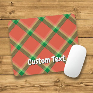 Watermelon Tartan Mouse Pad Mousepad